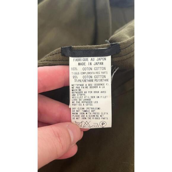 Y'S YOHJI YAMAMOTO GREEN ARMY JACKET - Picture 13 of 14